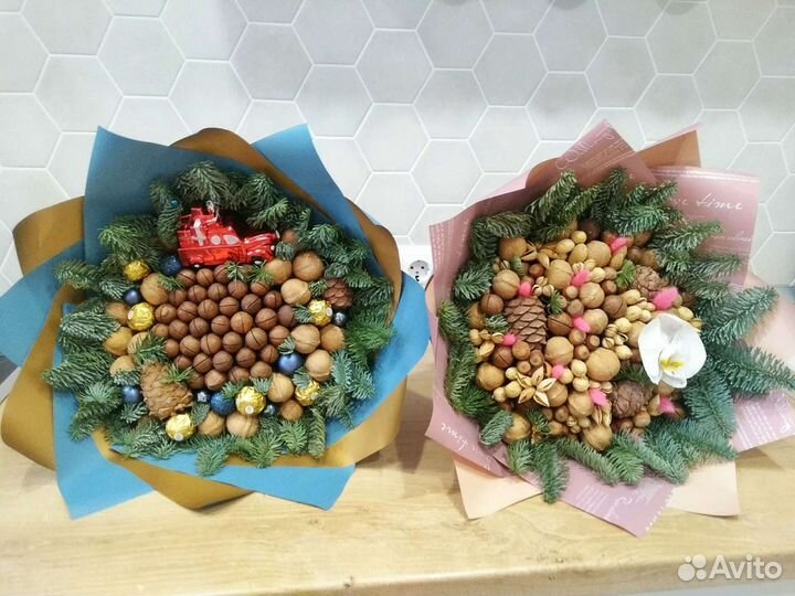 Ореховый букет с сухофруктами