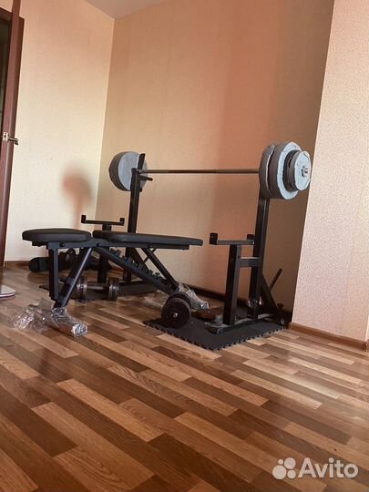 Штанга скамья стойки