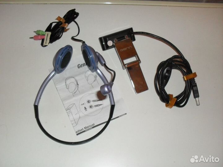 Гарнитура и в/камера для компьютера