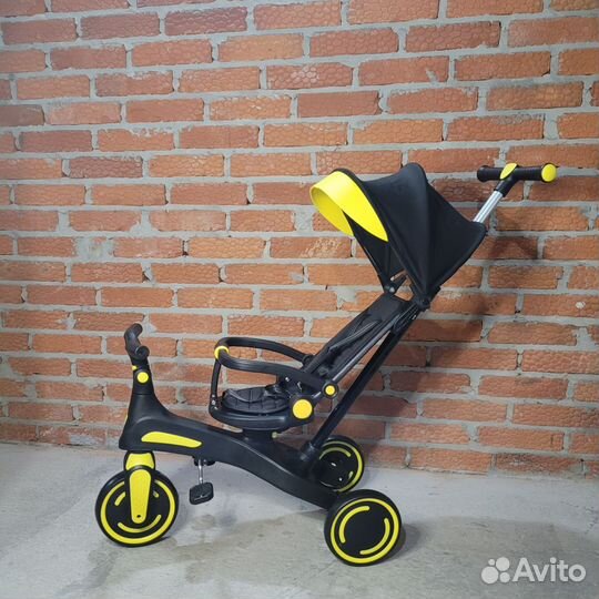 Новый велосипед коляска с родительской ручкой