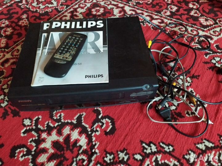 Видеомагнитофон philips vr