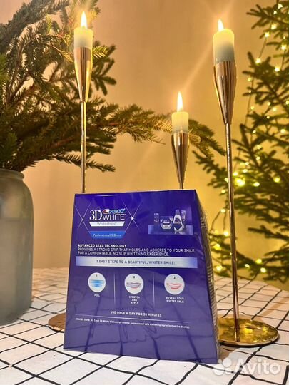 Отбеливающие полоскиCrest3D,40полосок,опт,50 пачек