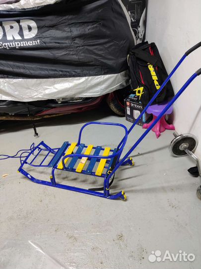 Детские санки с колесами