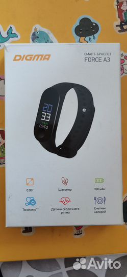 Смарт браслет digma force a3