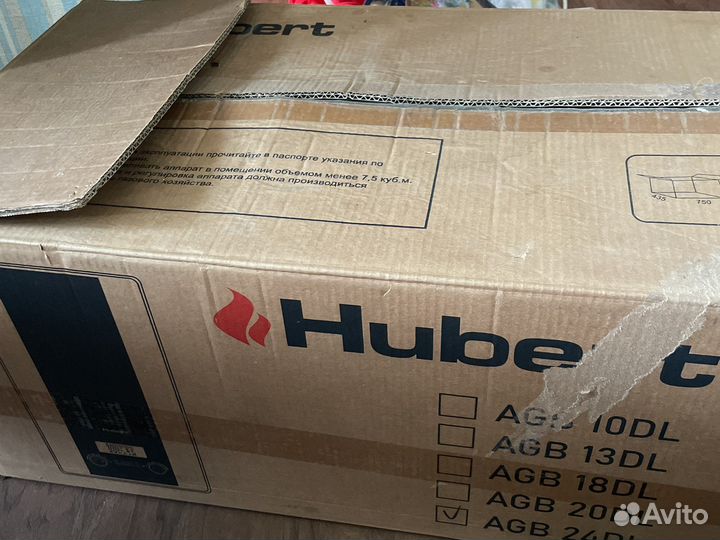 Котел газовый настенный Hubert