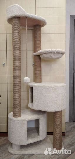 Когтеточка домик для кошки новый