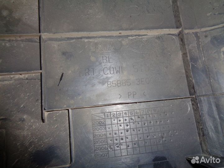 Накладка порога передняя правая Kia Sorento 2006