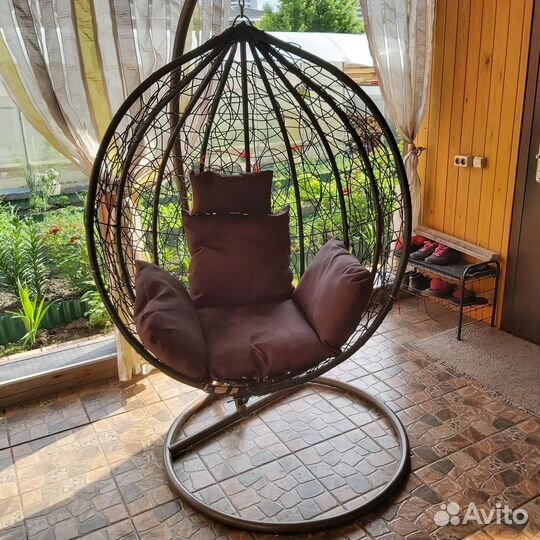 Качеля из ротанга качеля кокон