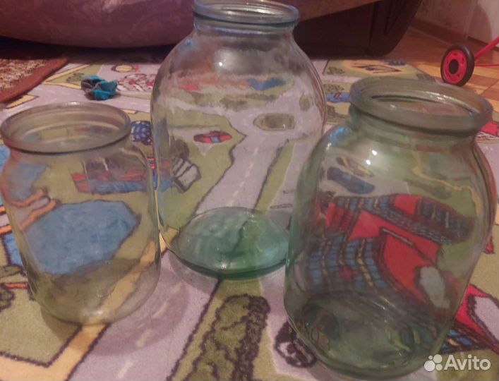 Банки стеклянные 1, 2, 3 литра