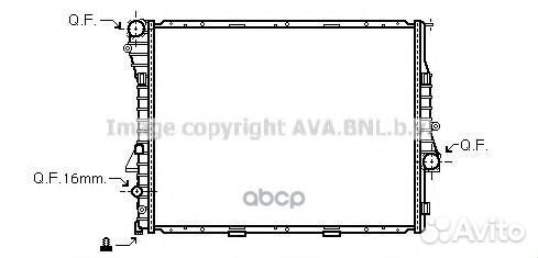 Радиатор охлаждения BMW X5 (E53) bwa2275 Ava