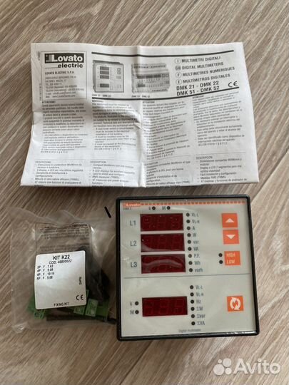 Lovato цифровой прибор для измерений