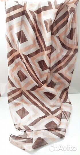 Шарф новый с геометрическим принтом