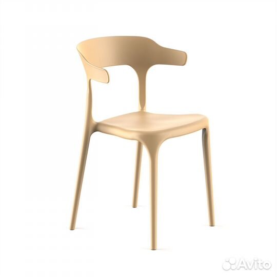 Стул пластиковый Nova бежевый