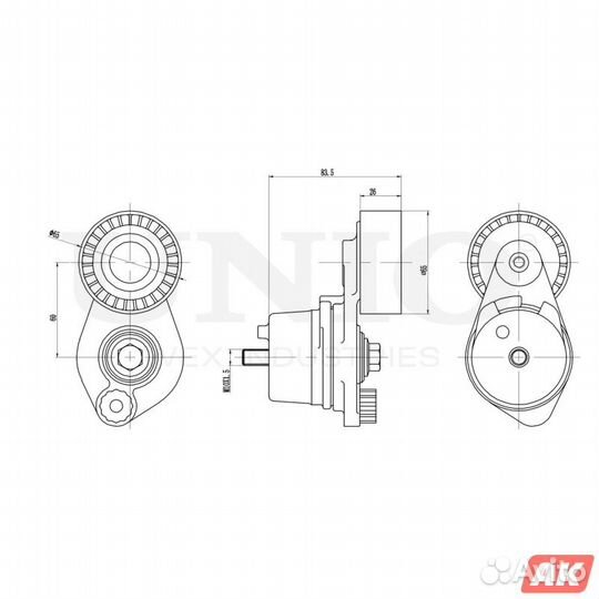 Натяжитель/демпфер ремня
