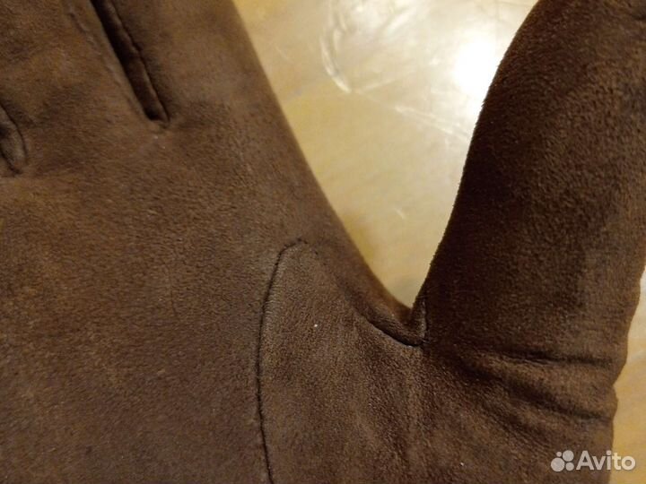 Перчатки кожаные, замша, р-р 6