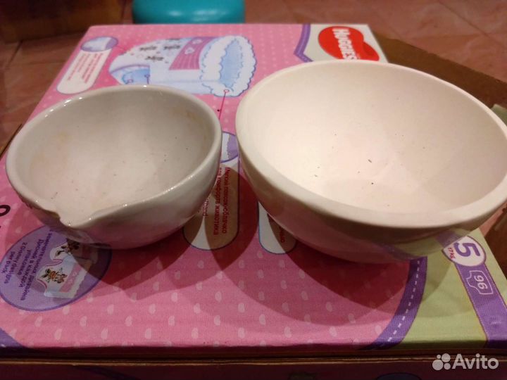 Ступка с пестиком фарфор