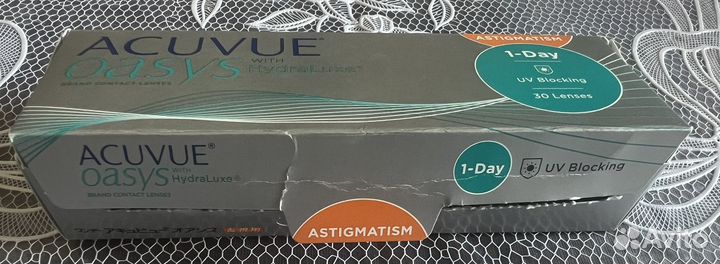 Линзы acuvue oasys astigmatism