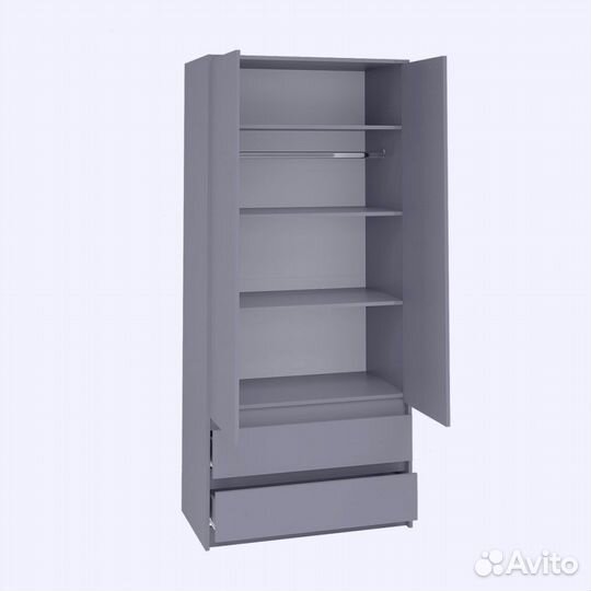 Шкаф Айден шк06-900 серый