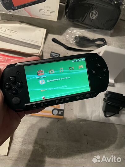 PSP E1008 64GB Прошитая (Полнейший кп, чек и тд)