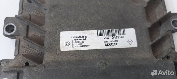 Блок управления двигателем Renault Logan L8 K7M