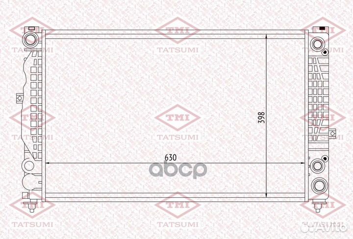 Радиатор двигателя TGA1164 tatsumi
