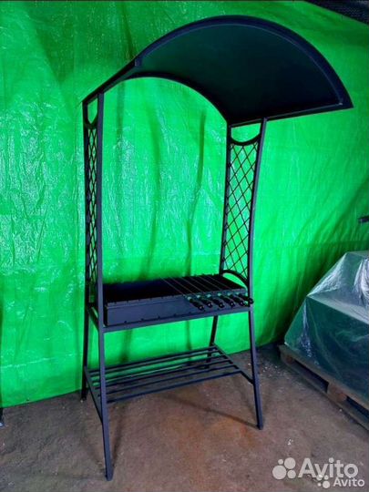 Мангал с крышей