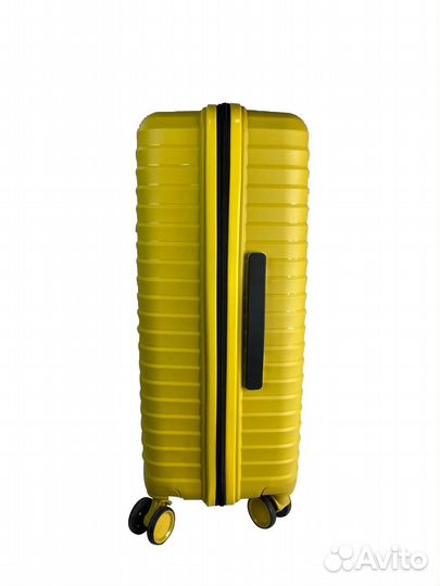 Чемодан из полипропилена, желтый, размер L