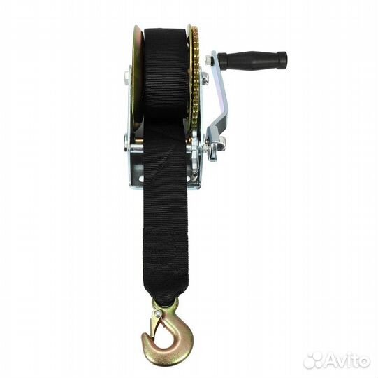 Лебедка ручная для прицепа. Фал 8м. (545кг) черная