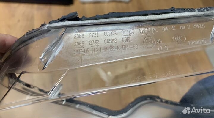 Стекло левой фары BMW 3, E92, рест