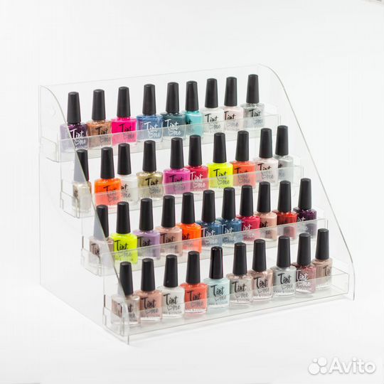 Горка из оргстекла 4-ёх ступенчатая 308х245х220 мм