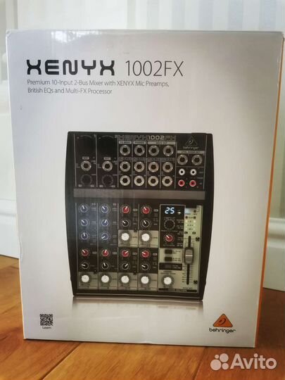 Микшер Behringer Xenyx 1002fx рестайлинг