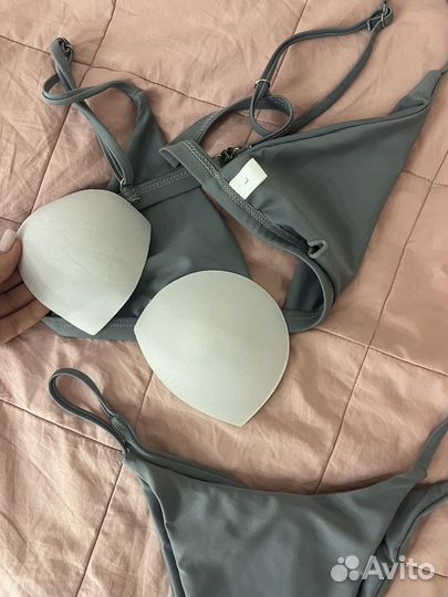 Купальник новый серый