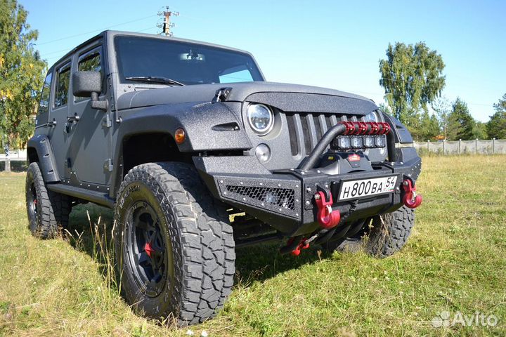 Бампер силовой передний BMS PRO-Line для Jeep Wran