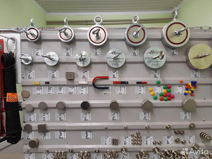 Поисковые магниты двухсторонний F400*2 сила 400 кг