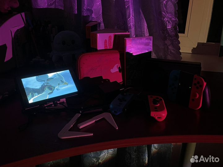 Nintendo switch rev 2 32 gb/128gb с играми