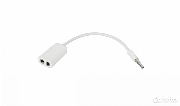 Переходн шт Jack 3.5 4 контакта-2 гн Jack 3.5