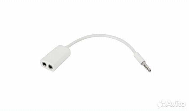 Переходн шт Jack 3.5 4 контакта-2 гн Jack 3.5