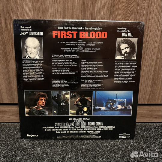 Пластинка First Blood (Rambo) 1982 запечатанная