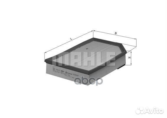 Фильтр воздушный LX868 Mahle/Knecht