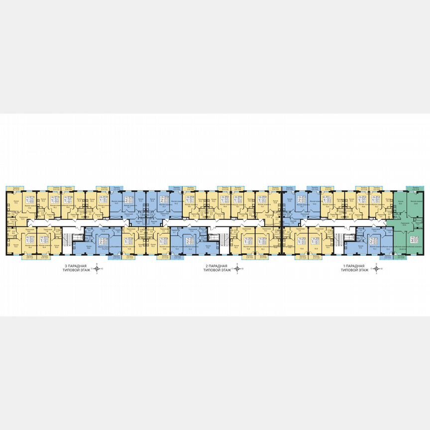 1-к. квартира, 41,5 м², 10/10 эт.
