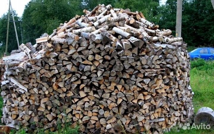 Дрова естесвенной влажности