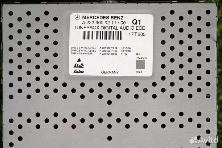 Блок управления TV-тюнер DAB Mercedes Gle 43Amg