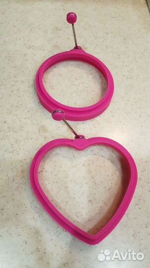 Силиконовая форма для жарки яиц и оладьев- Набор