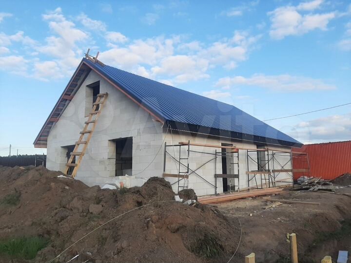 Коттедж 125 м² на участке 12 сот.