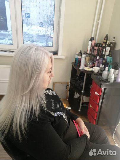 Окрашивание волос блонд