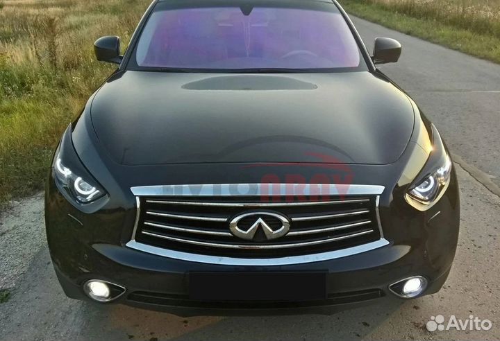 Реснички на фары для Infiniti FX / QX 70 2