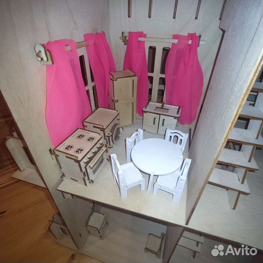 Домик кукольный из фанеры