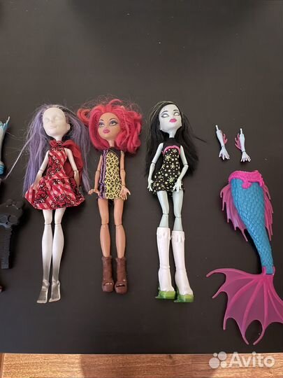 Куклы Монстер Хай лотом с одеждой