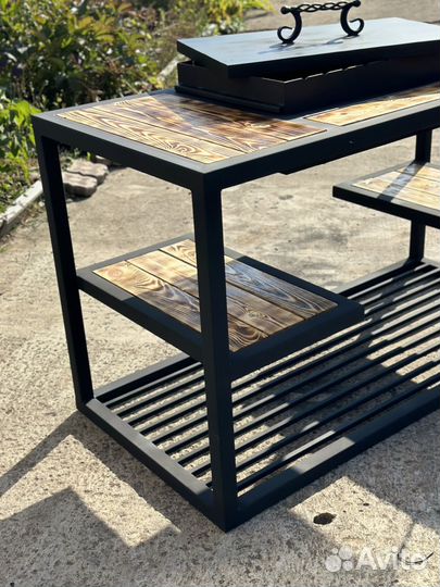 Мангалы в стиле лофт