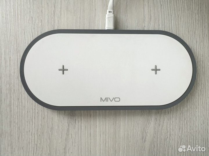 Беспроводная зарядка mivo для 2 телефонов